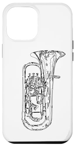 Euphonium Skizze Blasmusiker Marschkapelle Euphoniumspieler Hülle für iPhone 12 Pro Max Euphonium Skizze Blasmusiker Marschkapelle Euphoniumspieler Hülle für iPhone 12 Pro Max von Marschkapellen Geschenke für Blasmusiker