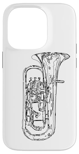 Euphonium Skizze Blasmusiker Marschkapelle Euphoniumspieler Hülle für iPhone 14 Pro Euphonium Skizze Blasmusiker Marschkapelle Euphoniumspieler Hülle für iPhone 14 Pro von Marschkapellen Geschenke für Blasmusiker