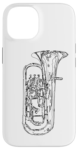 Euphonium Skizze Blasmusiker Marschkapelle Euphoniumspieler Hülle für iPhone 14 Euphonium Skizze Blasmusiker Marschkapelle Euphoniumspieler Hülle für iPhone 14 von Marschkapellen Geschenke für Blasmusiker