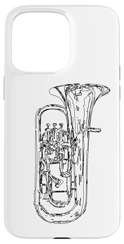 Euphonium Skizze Blasmusiker Marschkapelle Euphoniumspieler Hülle für iPhone 15 Pro Max Euphonium Skizze Blasmusiker Marschkapelle Euphoniumspieler Hülle für iPhone 15 Pro Max von Marschkapellen Geschenke für Blasmusiker