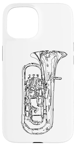 Euphonium Skizze Blasmusiker Marschkapelle Euphoniumspieler Hülle für iPhone 15 Euphonium Skizze Blasmusiker Marschkapelle Euphoniumspieler Hülle für iPhone 15 von Marschkapellen Geschenke für Blasmusiker