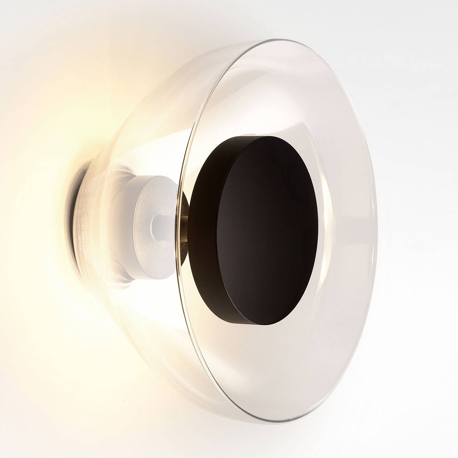 MARSET Aura LED-Wandleuchte, Ø 18 cm, transparent MARSET Aura LED-Wandleuchte, Ø 18 cm, transparent von Marset