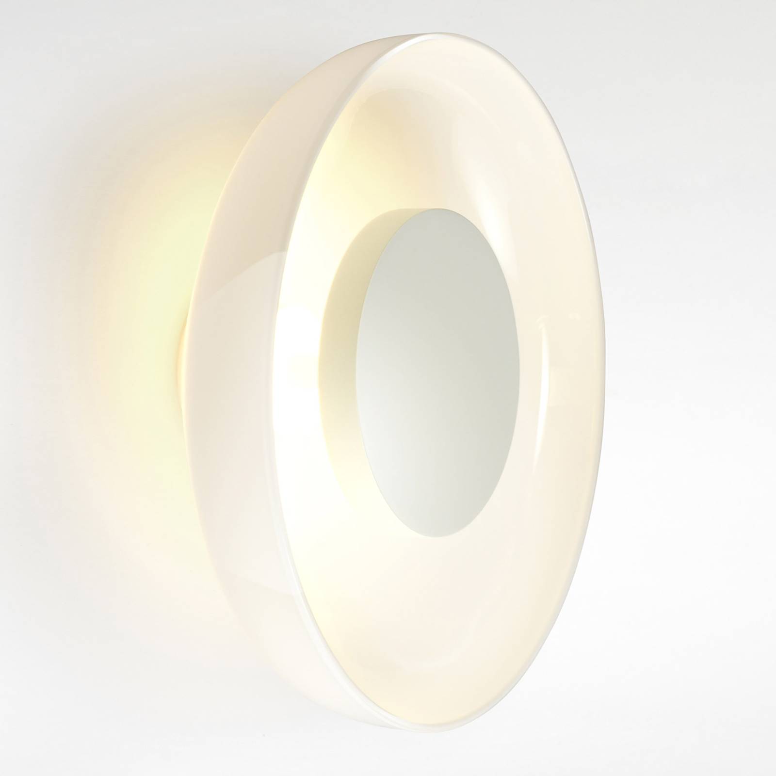 MARSET Aura LED-Wandleuchte, Ø 25 cm, opal von Marset