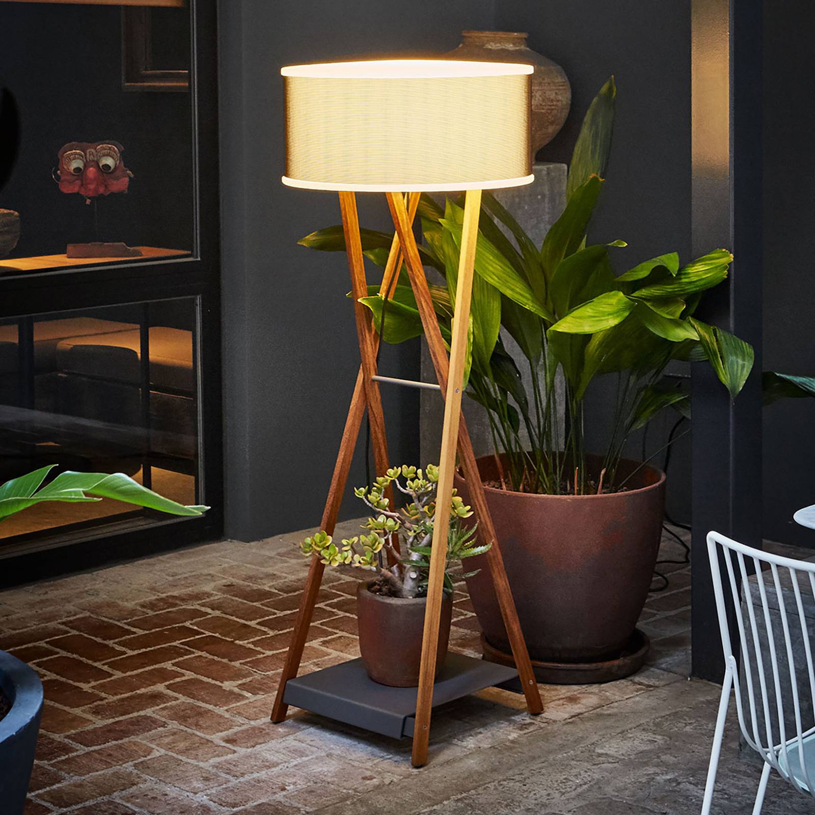 MARSET Cala 140 Stehleuchte, IP65, iroko/braun MARSET Cala 140 Stehleuchte, IP65, iroko/braun von Marset
