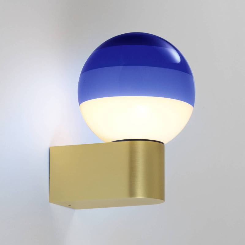 MARSET Dipping Light A1 LED-Wandlampe, blau/gold von Marset