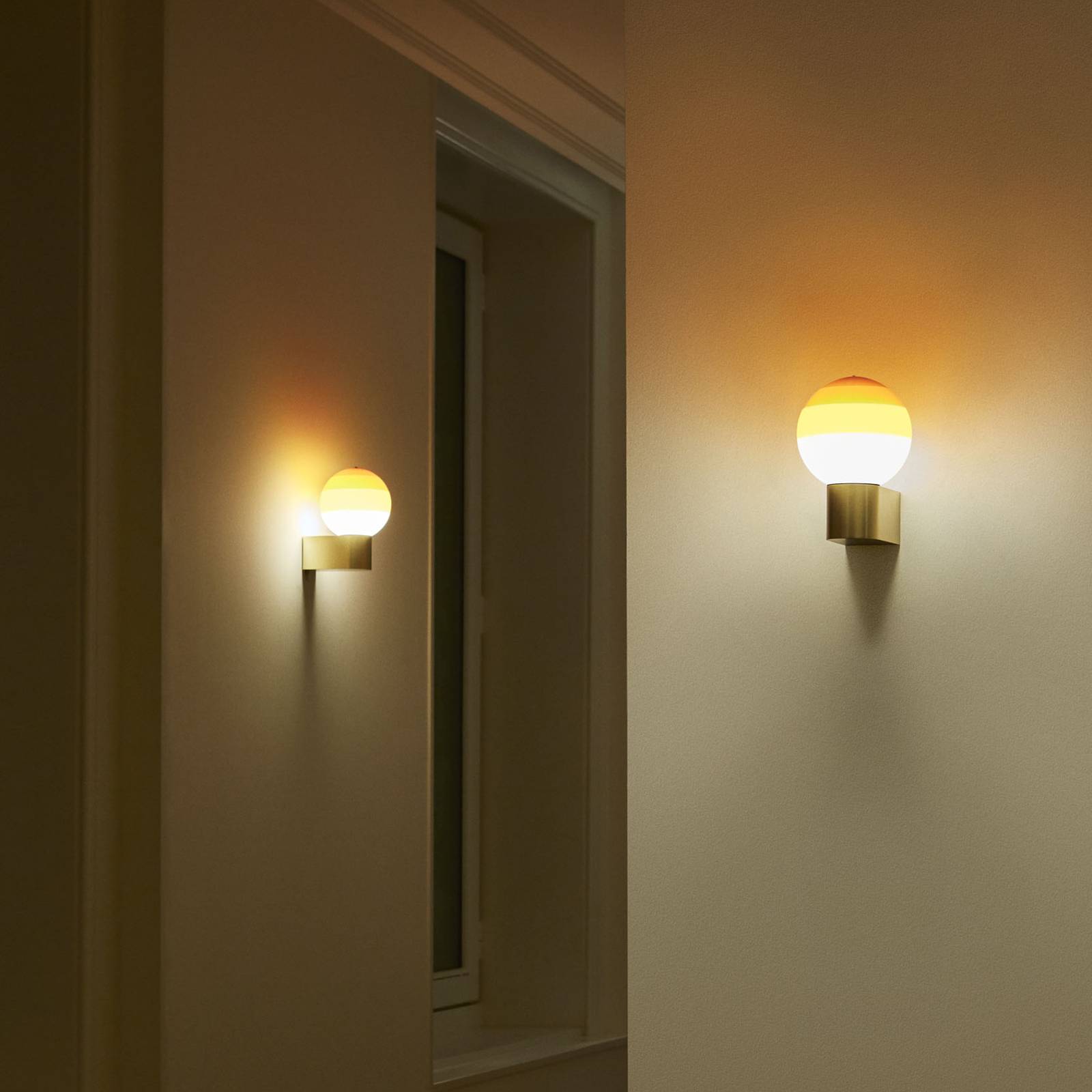 MARSET Dipping Light A1 LED-Wandlampe, orange/gold von Marset
