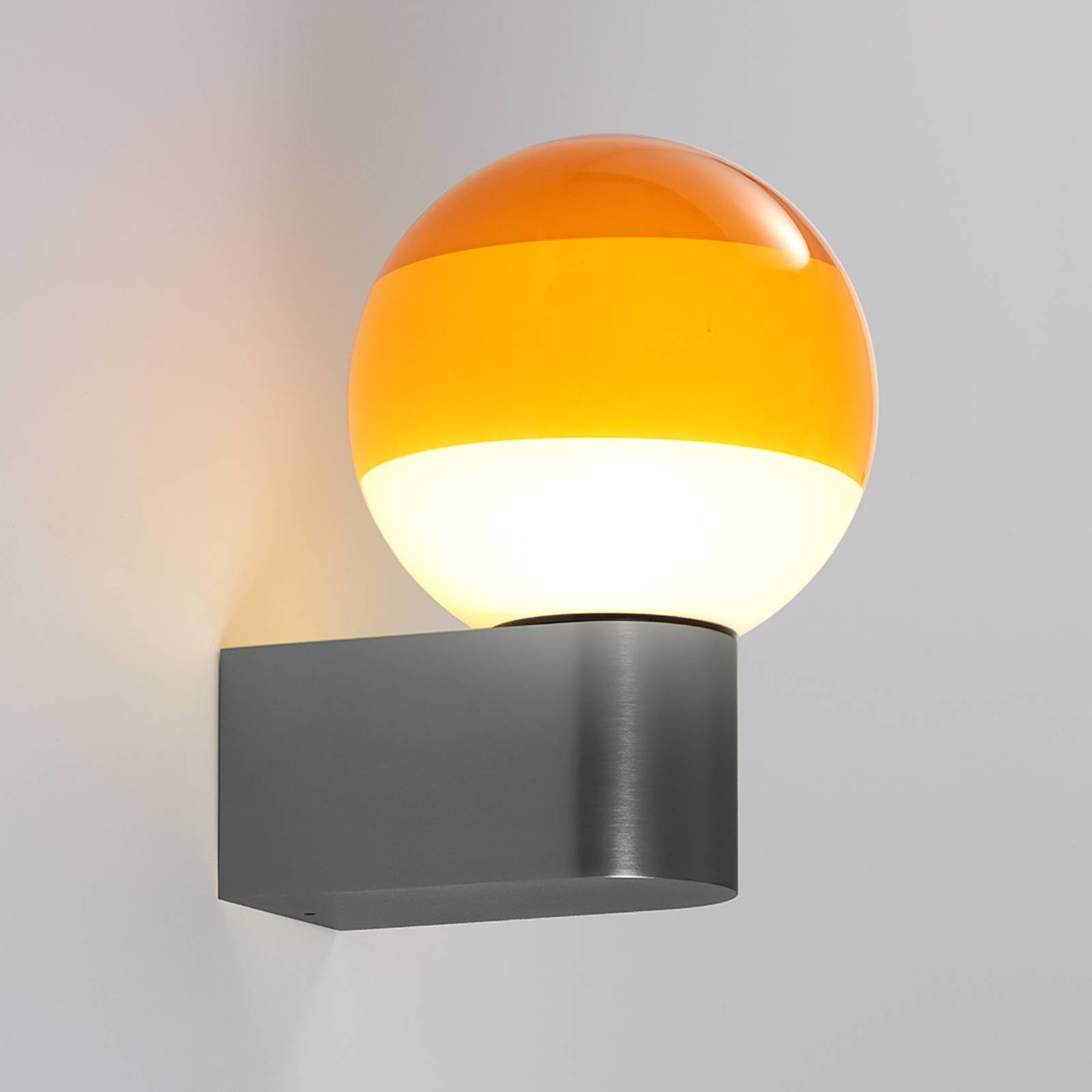 MARSET Dipping Light A1 LED-Wandlampe, orange/grau von Marset