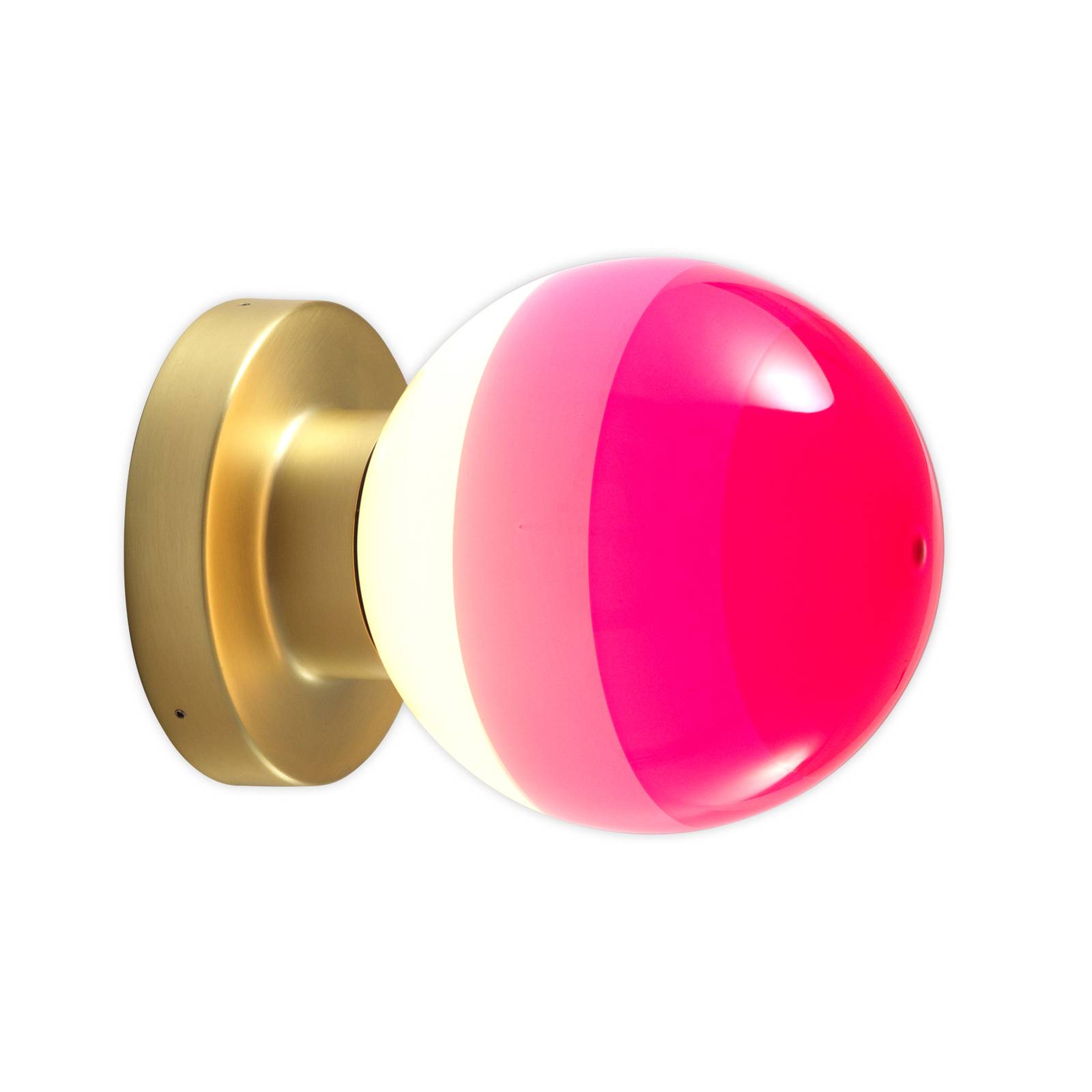 MARSET Dipping Light A2 LED-Wandlampe, rosa/gold von Marset