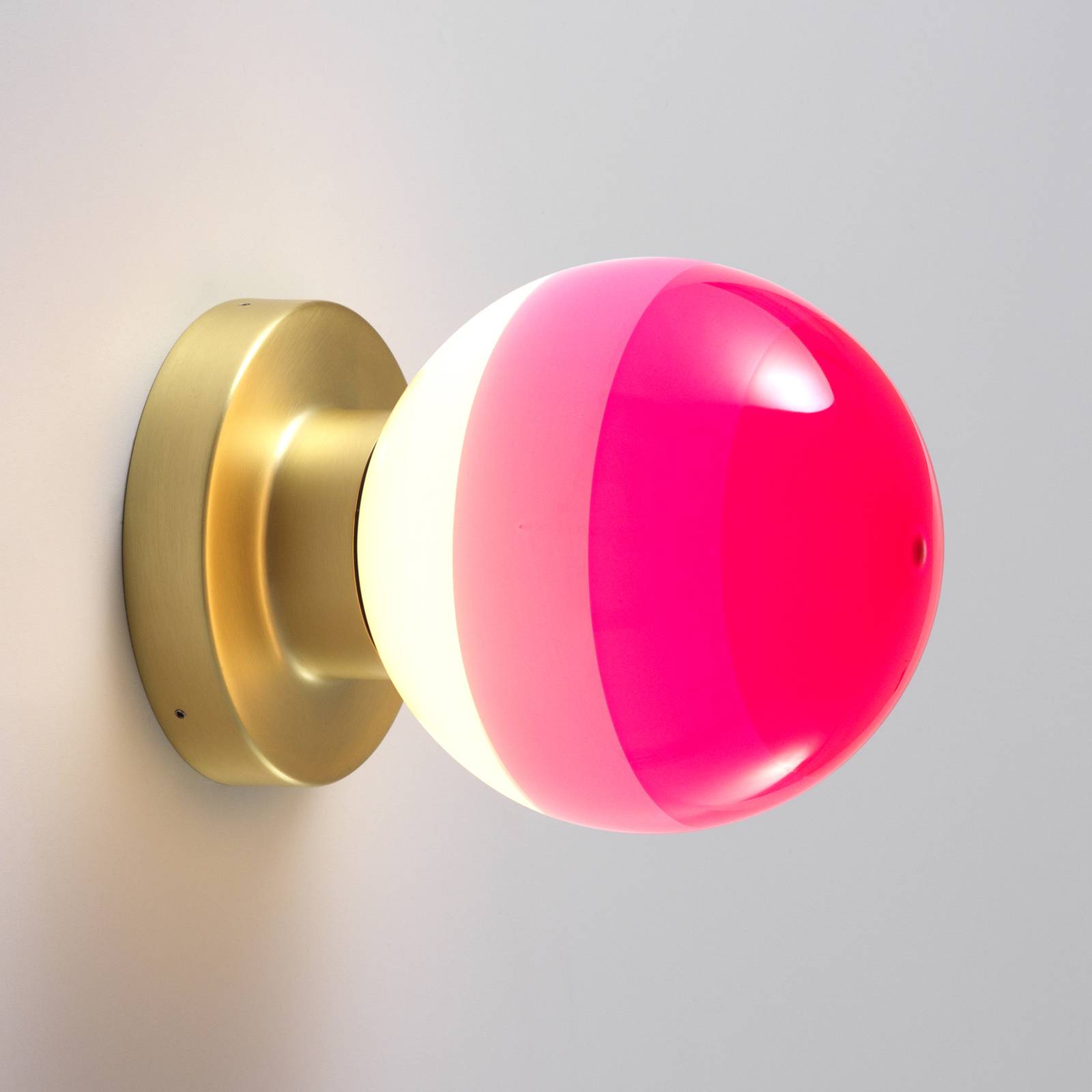 MARSET Dipping Light A2 LED-Wandlampe, rosa/gold von Marset