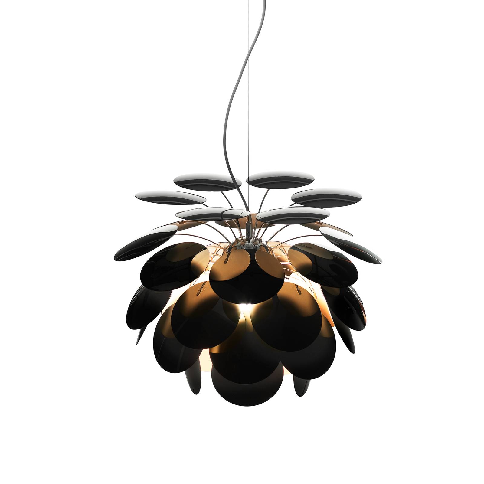 MARSET Discocó Pendellampe Ø 35 cm schwarz/gold MARSET Discocó Pendellampe Ø 35 cm schwarz/gold von Marset