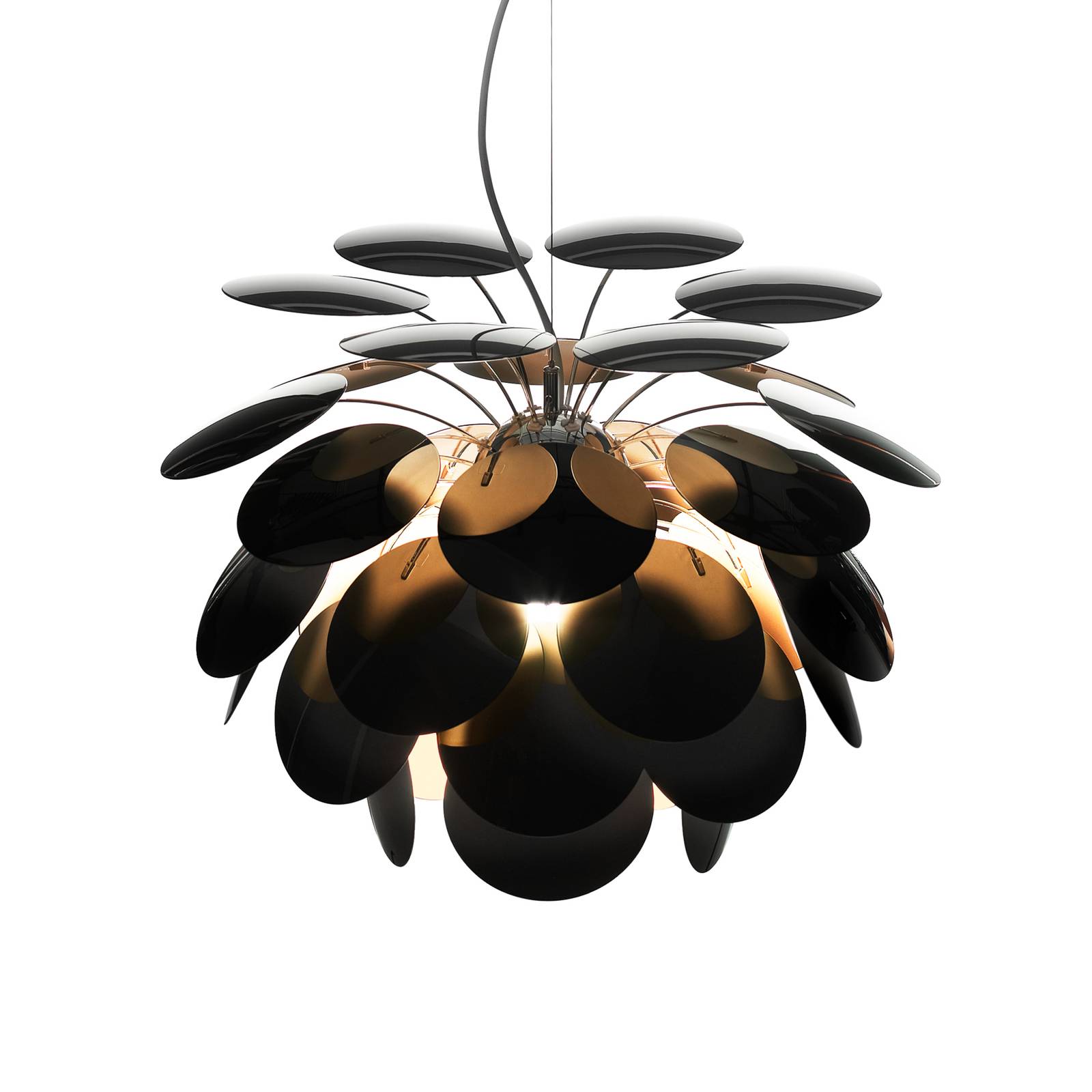 MARSET Discocó Pendellampe Ø 68 cm schwarz/gold MARSET Discocó Pendellampe Ø 68 cm schwarz/gold von Marset