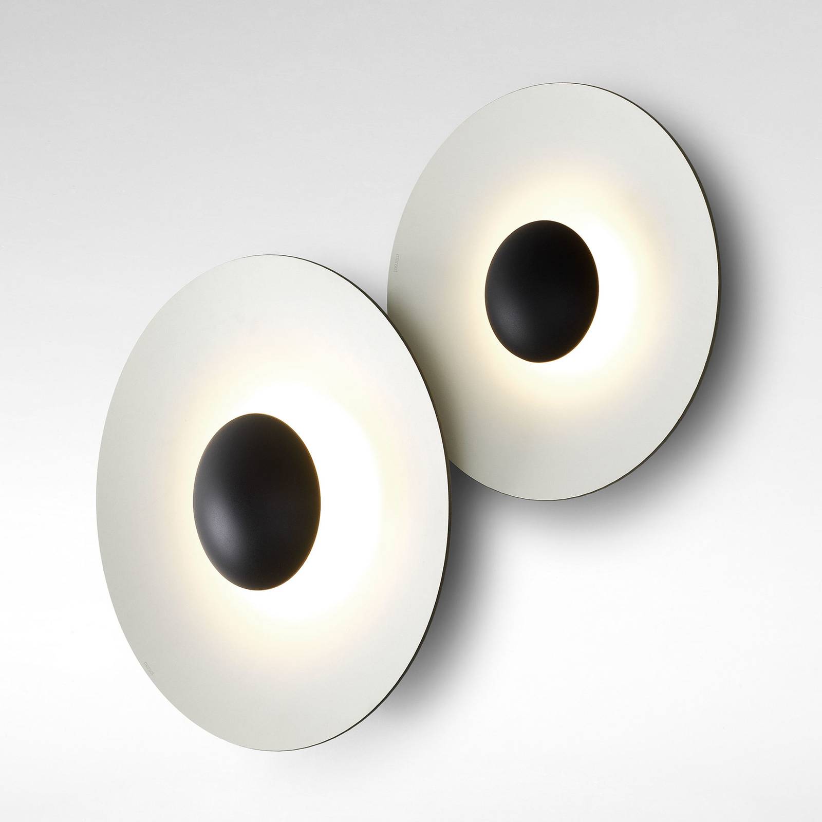 MARSET Ginger 20C LED-Wandlampe Ø20cm eiche/weiß MARSET Ginger 20C LED-Wandlampe Ø20cm eiche/weiß von Marset