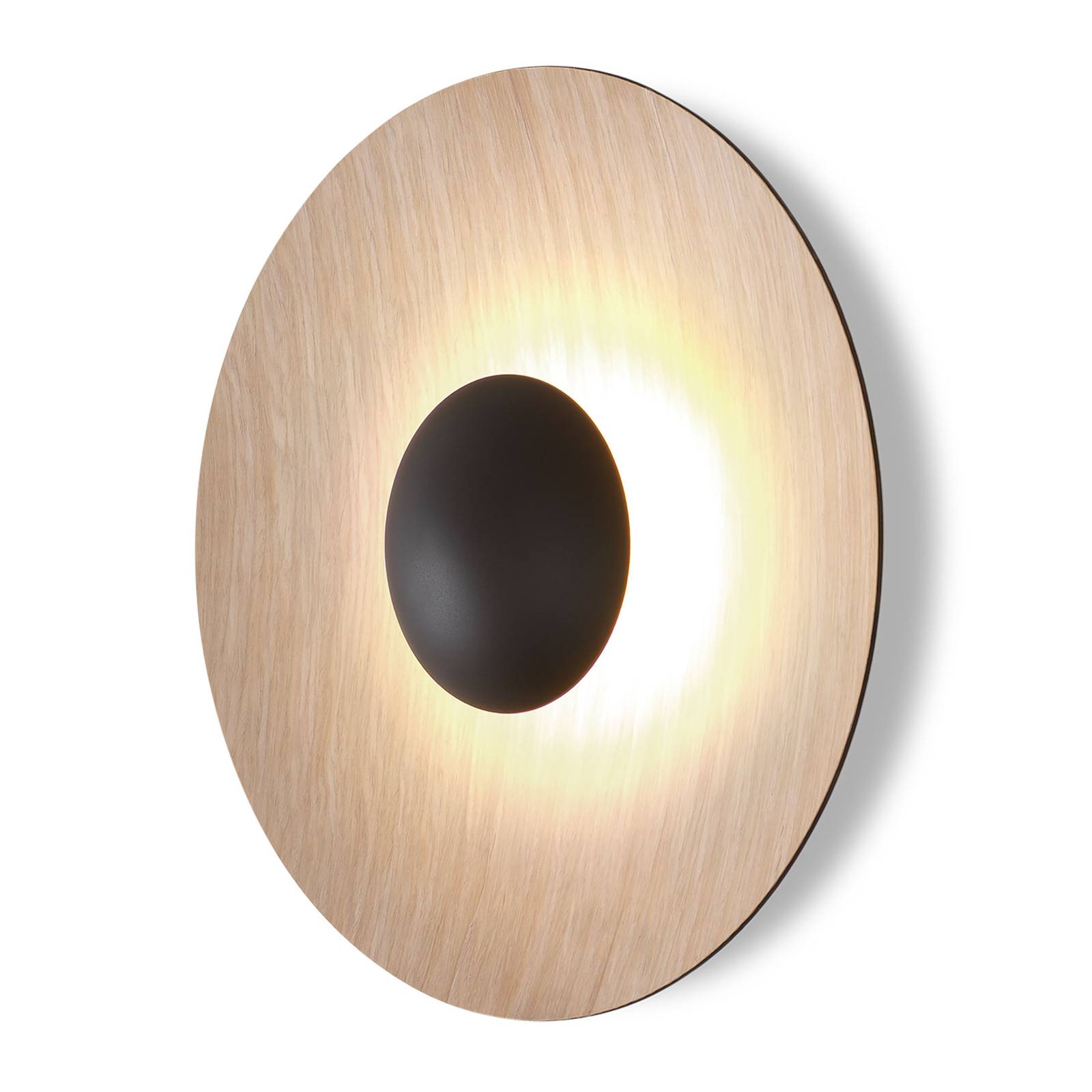 MARSET Ginger 32C LED-Wandlampe Ø32cm eiche/eiche MARSET Ginger 32C LED-Wandlampe Ø32cm eiche/eiche von Marset