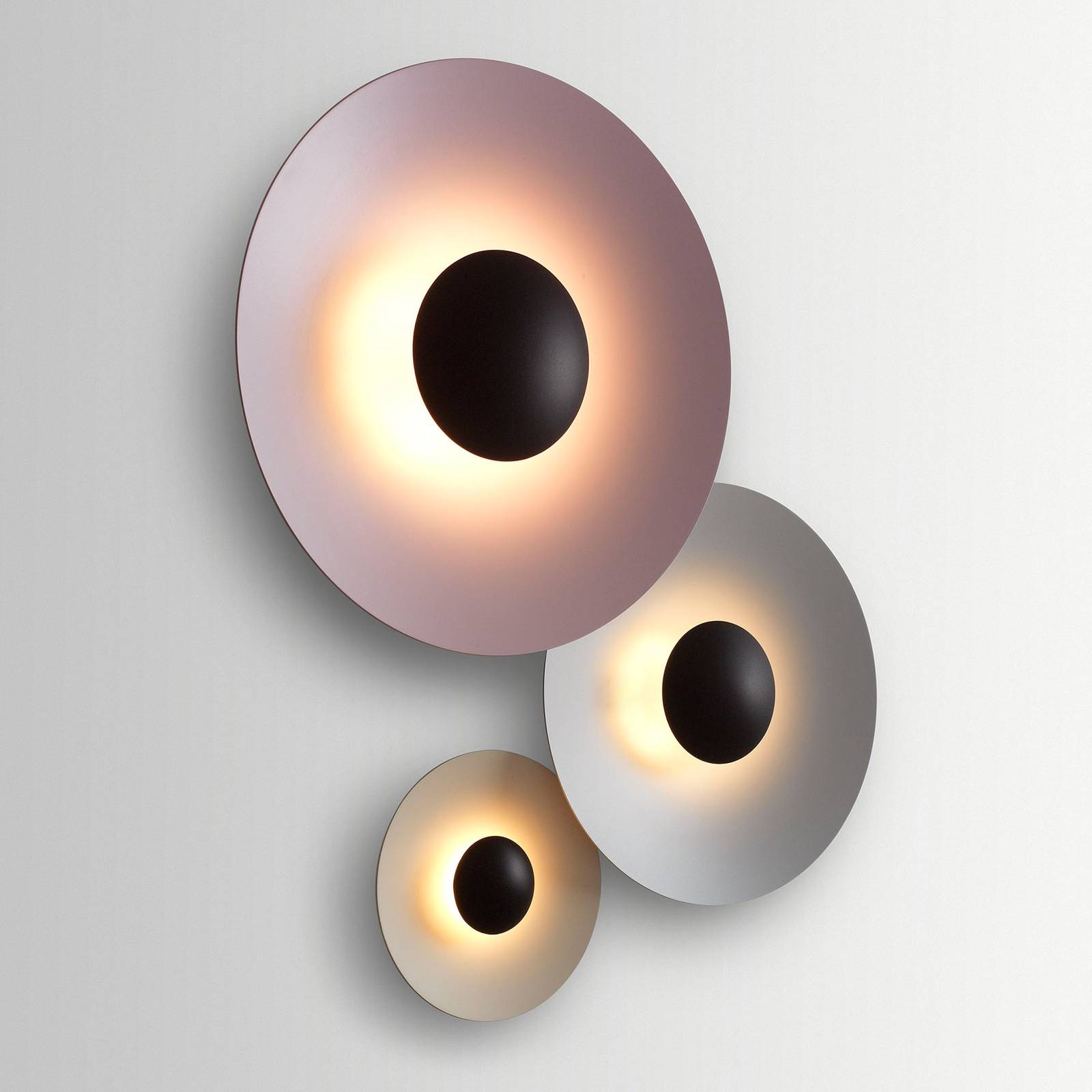 MARSET Ginger 42C LED-Wandlampe Ø42cm steingrau MARSET Ginger 42C LED-Wandlampe Ø42cm steingrau von Marset