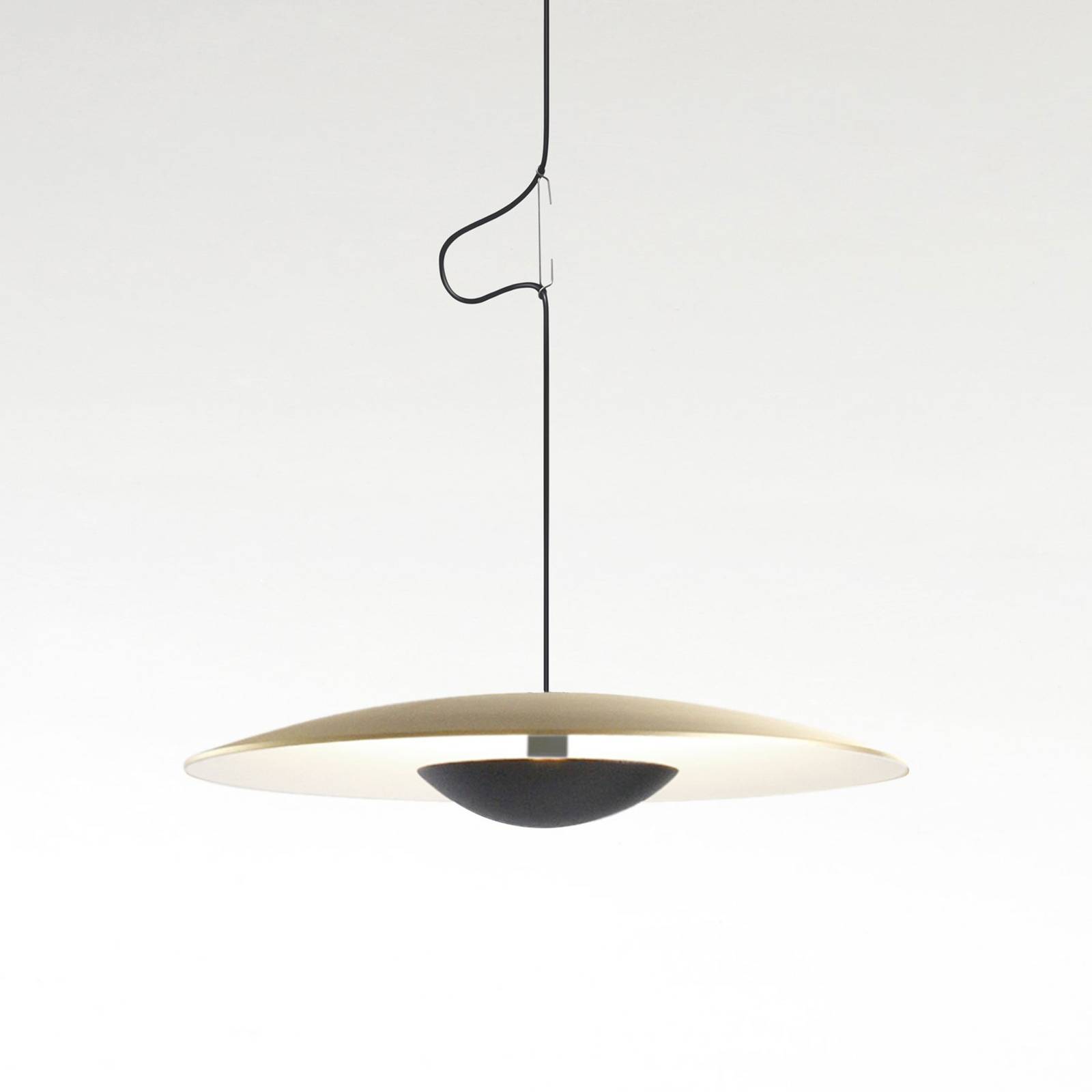 MARSET Ginger LED-Pendel, Triac Ø32cm messing/weiß MARSET Ginger LED-Pendel, Triac Ø32cm messing/weiß von Marset