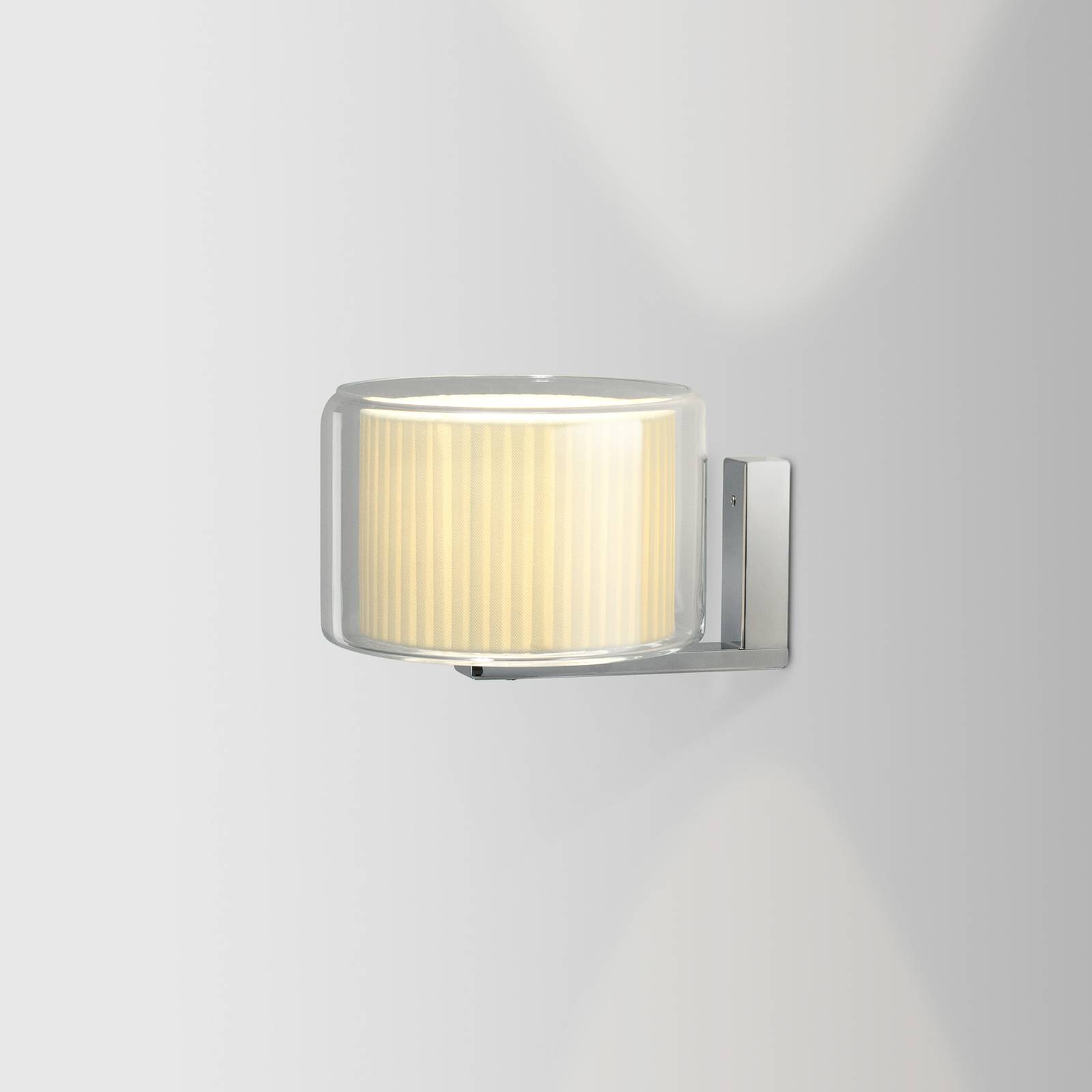 MARSET Mercer A Wandleuchte aus Glas und Baumwolle MARSET Mercer A Wandleuchte aus Glas und Baumwolle von Marset