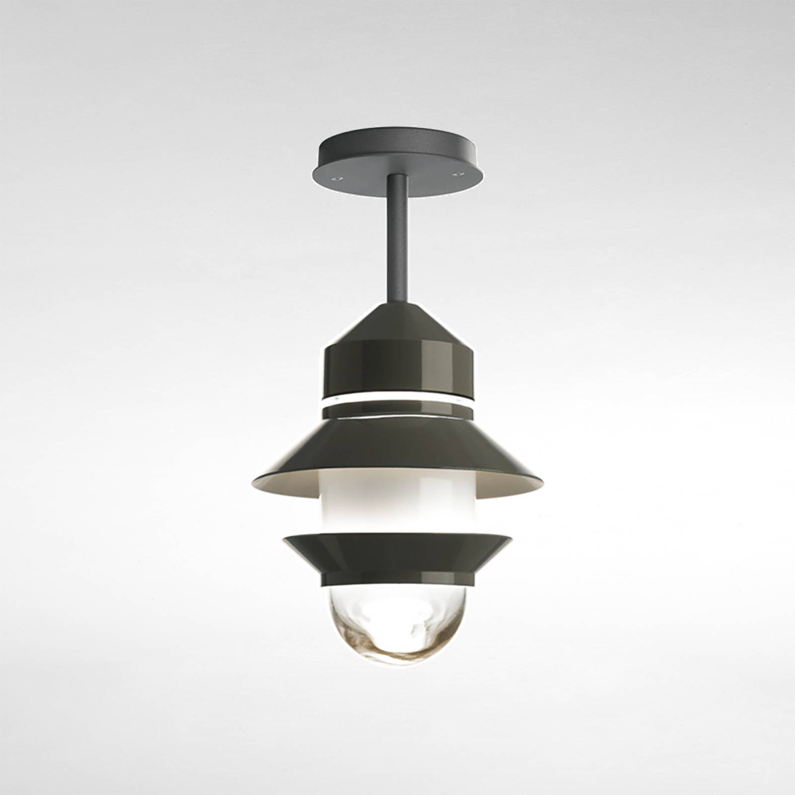 MARSET Santorini Außendeckenleuchte, IP65, grau MARSET Santorini Außendeckenleuchte, IP65, grau von Marset