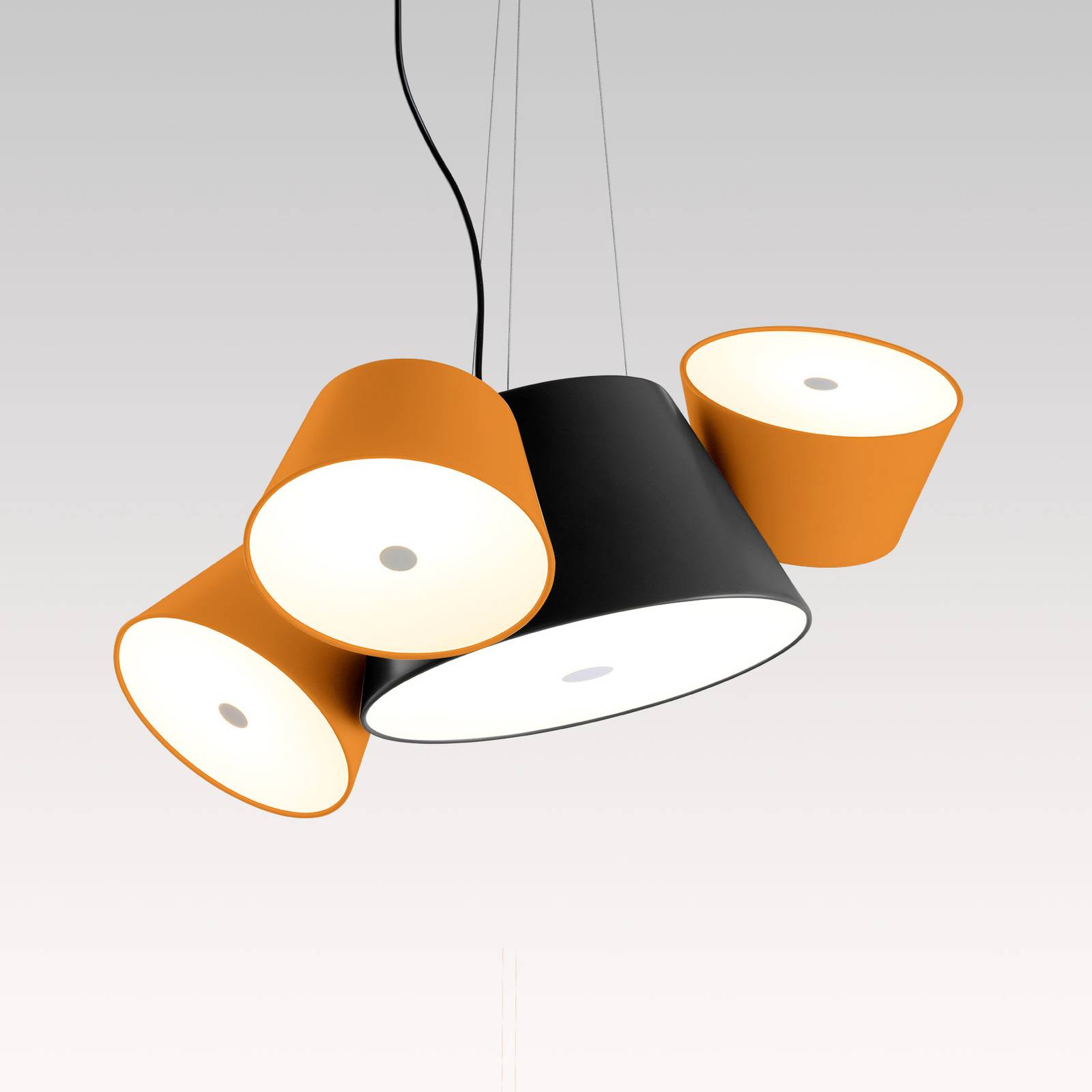 MARSET Tam Tam Mini, matt, schwarz/orange MARSET Tam Tam Mini, matt, schwarz/orange von Marset