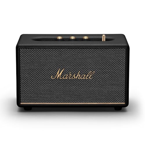 Marshall Acton III Bluetooth-Lautsprecher, Kabellos – Schwarz von Marshall