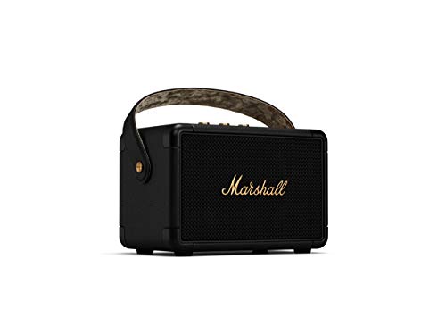 Marshall Kilburn II Bluetooth Tragbarer Wasserabweisend Lautsprecher, Kabelloser - Schwarz und Messing Marshall Kilburn II Bluetooth Tragbarer Wasserabweisend Lautsprecher, Kabelloser - Schwarz und Messing von Marshall
