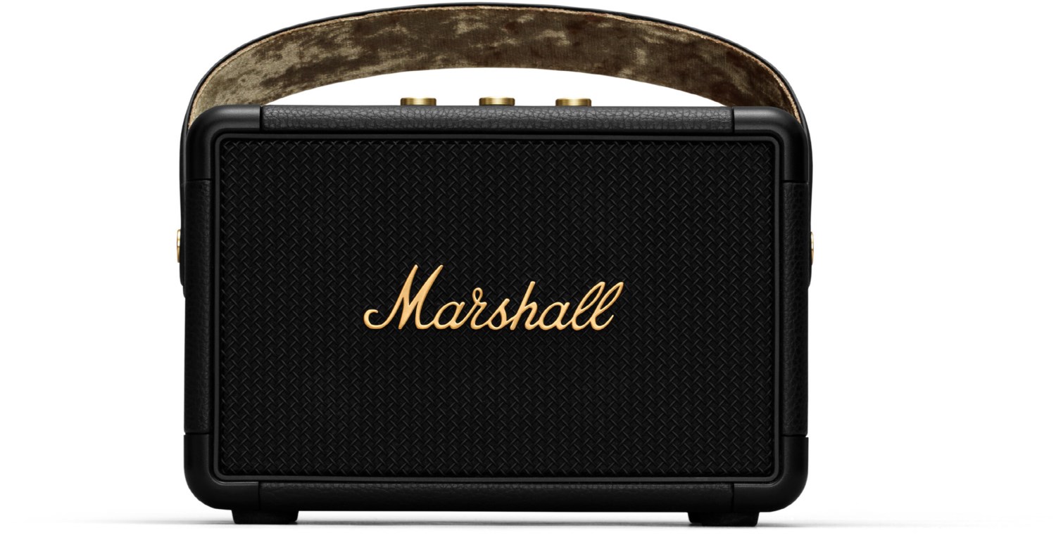 Marshall Kilburn II Tragbarer Bluetooth Lautsprecher black & brass von Marshall