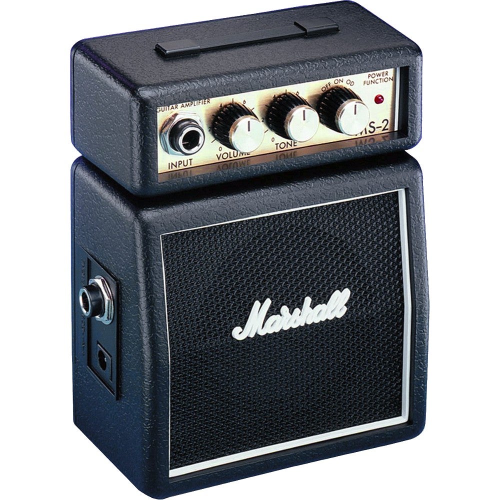 Marshall MS-2 Miniatur-Gitarrencombo, batteriebetrieben Marshall MS-2 Miniatur-Gitarrencombo, batteriebetrieben von Marshall