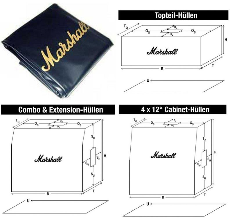 Marshall Schutzhülle für 50th Anniversary Combos Marshall Schutzhülle für 50th Anniversary Combos von Marshall