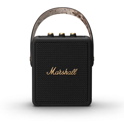 Marshall Stockwell II Portable Bluetooth Speaker - Black&Brass von Marshall