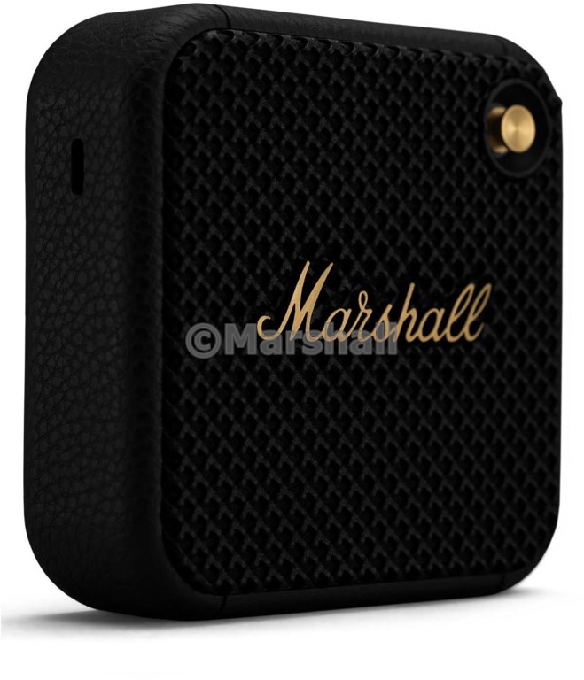 Marshall Willen Bluetooth Lautsprecher black & brass von Marshall