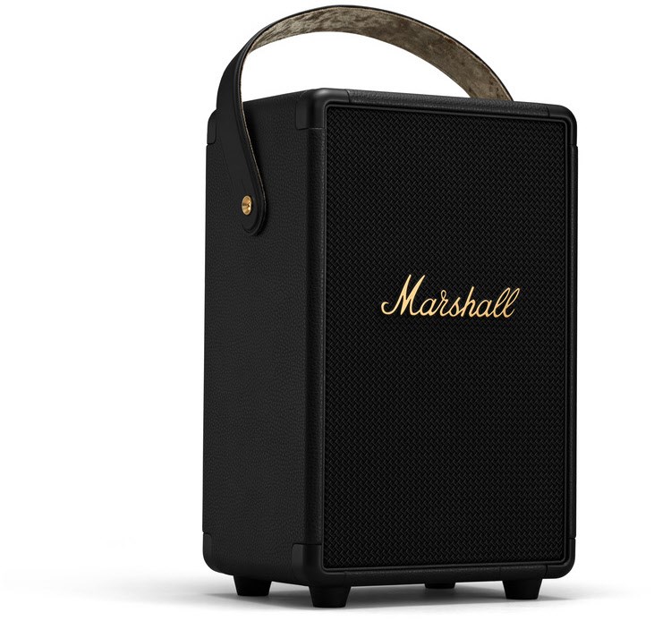 Tufton Bluetooth-Lautsprecher schwarz/messing Tufton Bluetooth-Lautsprecher schwarz/messing von Marshall