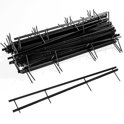 Marspark Binderücken, wiederverschließbar, 27,9 cm lang, 5,1 cm tief, 4-polige Binderücken, Binderücken, 200 Blatt Kapazität, 50 Stück, Schwarz von Marspark