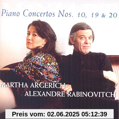Klavierkonzerte 10,19 & 20 Klavierkonzerte 10,19 & 20 von Martha Argerich