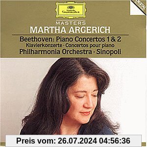 Masters - Beethoven: Klavierkonzerte Nr. 1 & 2 von Martha Argerich