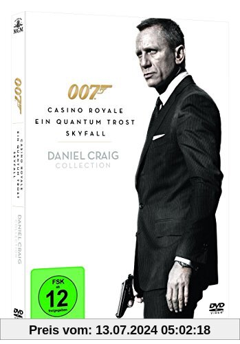 Daniel Craig – James Bond Collection (inkl. Skyfall, Casino Royale, Ein Quantum Trost) (3 DVDs) von Martin Campbell