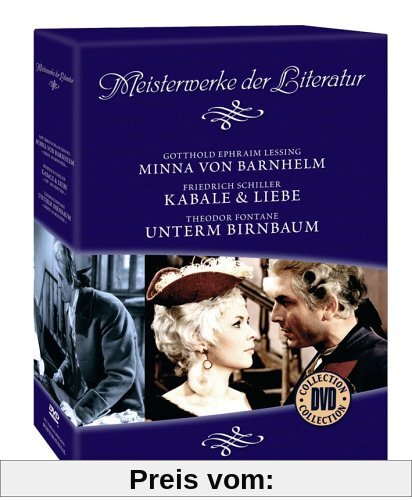 Meisterwerke der Literatur: Minna von Barnhelm / Kabale & Liebe / Unterm Birnbaum (3 DVDs) von Martin Hellberg