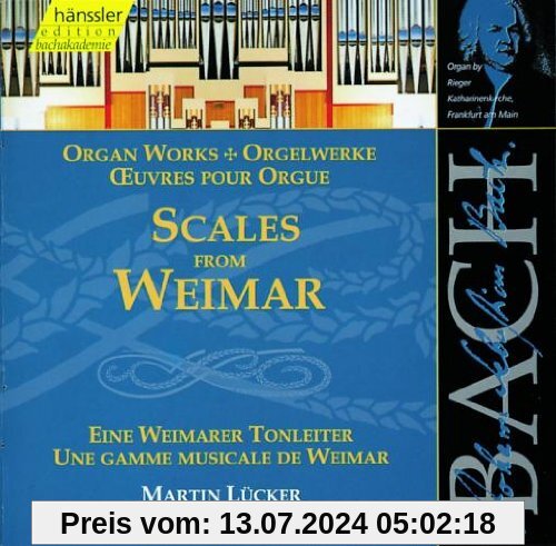 Edition Bachakademie Vol. 91 (Eine Weimarer Tonleiter) von Martin Lücker