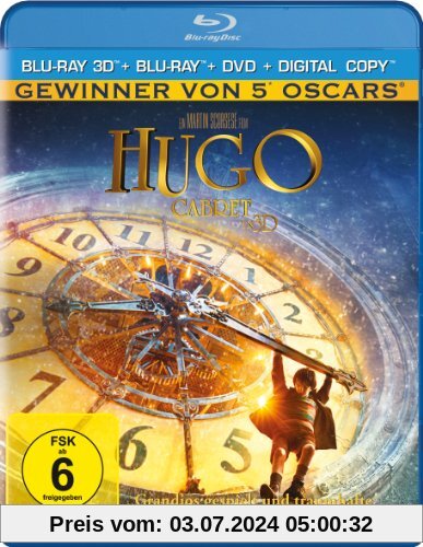 Hugo Cabret (+ Blu-ray + DVD + Digital Copy) [3D Blu-ray] von Martin Scorsese