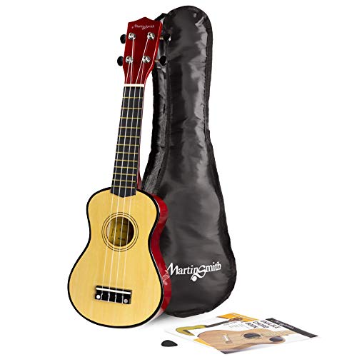 Martin Smith Soprano Ukulele with Ukulele Bag & Chord Book - Natural Martin Smith Soprano Ukulele with Ukulele Bag & Chord Book - Natural von Martin Smith
