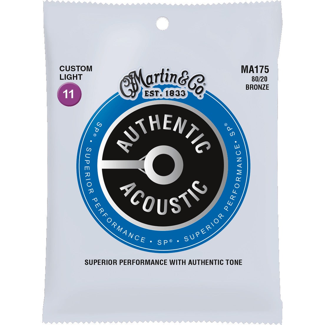 Martin Strings MA175 Authentic Acoustic SP 80/20 Bronze Martin Strings MA175 Authentic Acoustic SP 80/20 Bronze von Martin Strings