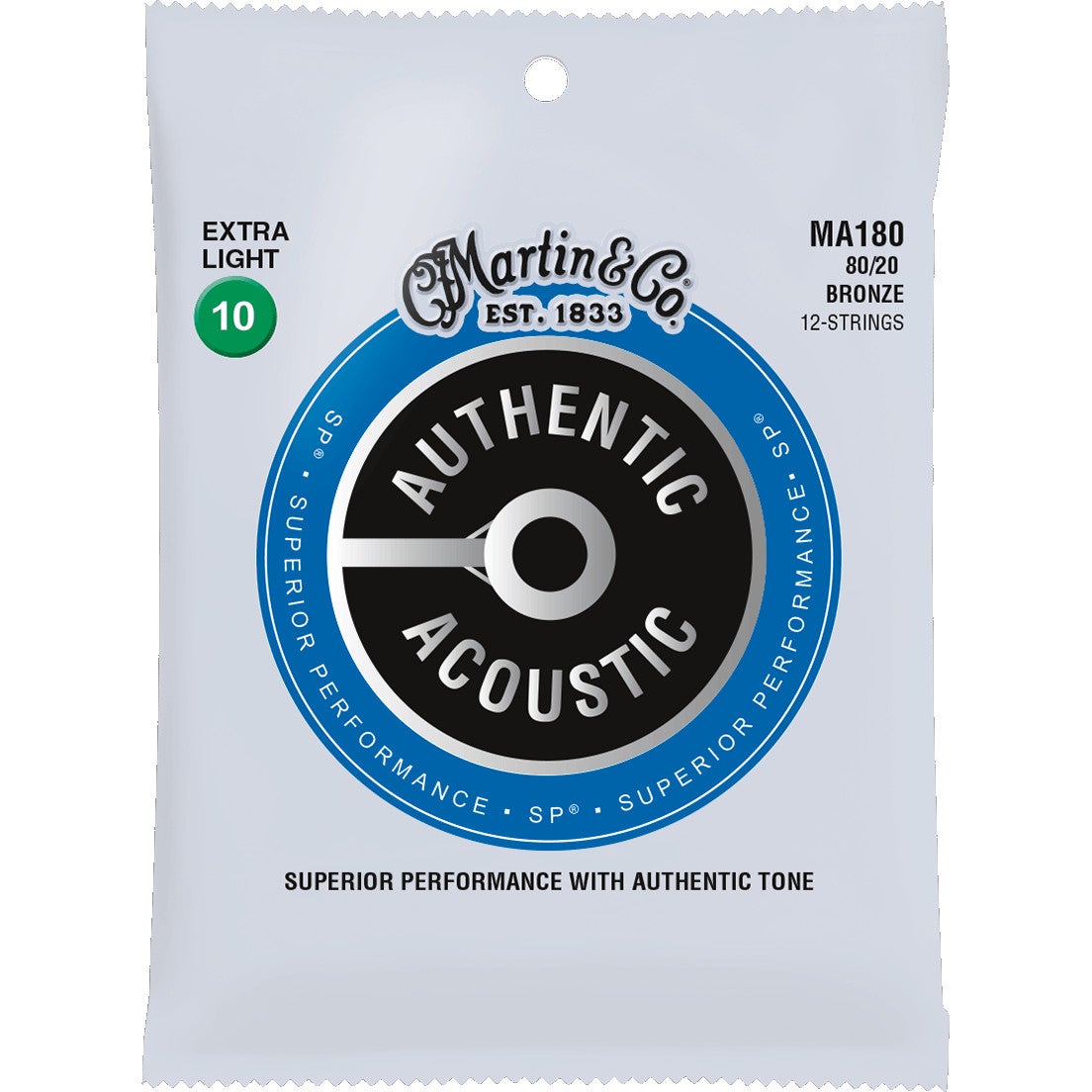 Martin Strings MA180 Authentic SP 80/20 Bronze 12-String Martin Strings MA180 Authentic SP 80/20 Bronze 12-String von Martin Strings