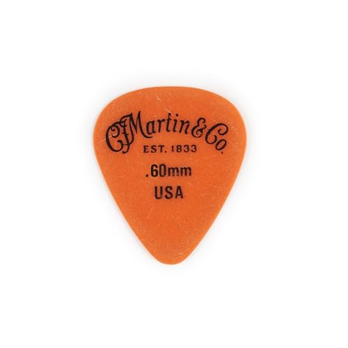 C.F. Martin Delrin Plektren, 0,60 mm, Orange (18A0153) von Martin