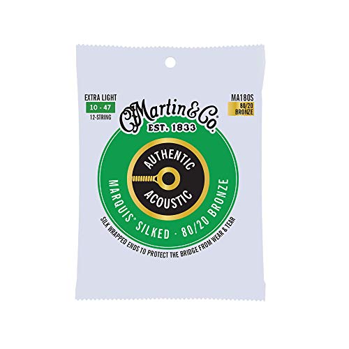 MARTIN Cordes Authentic Silked, 12c Extra leicht, 80/20 von Martin