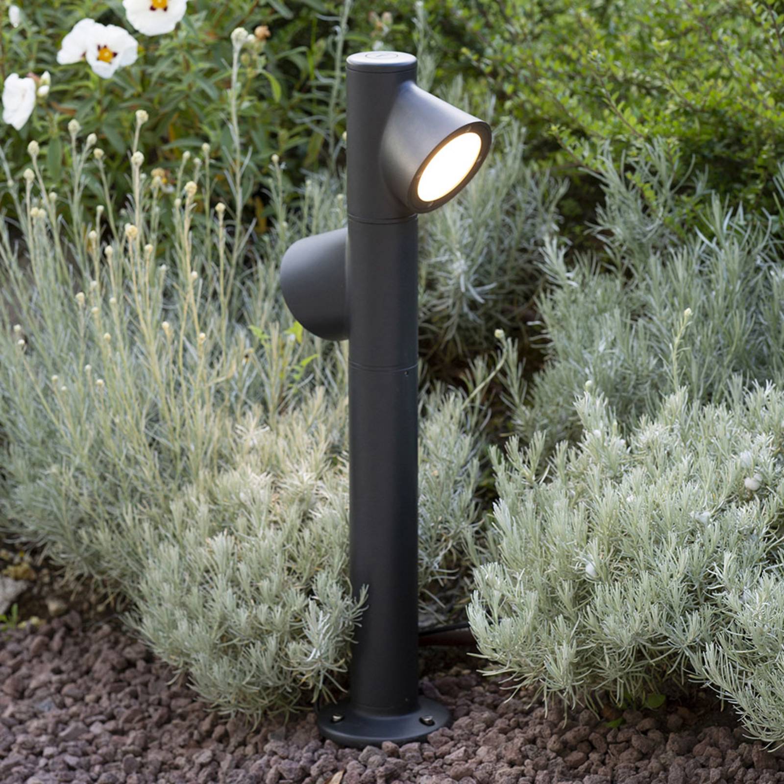 Martinelli Luce Bruco Wegelampe 2-flammig 79cm Martinelli Luce Bruco Wegelampe 2-flammig 79cm von Martinelli Luce