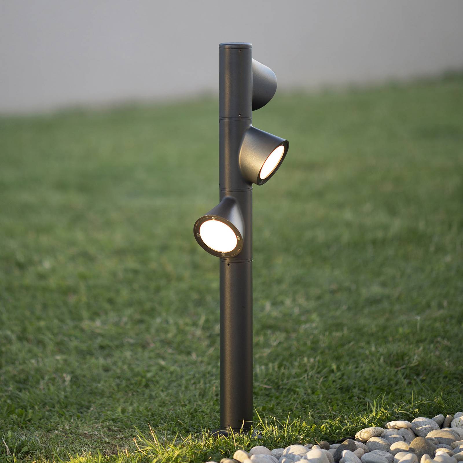Martinelli Luce Bruco Wegelampe 3-flammig 93cm Martinelli Luce Bruco Wegelampe 3-flammig 93cm von Martinelli Luce