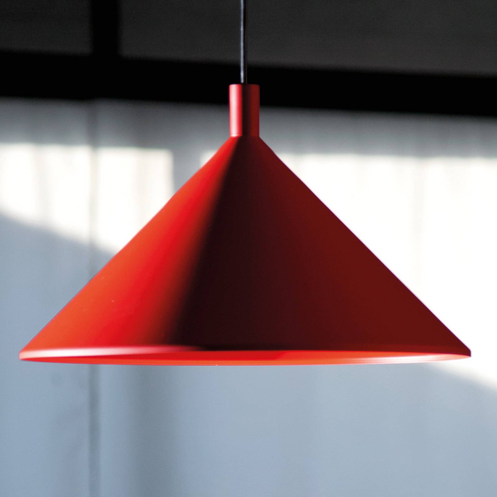 Martinelli Luce Cono Hängeleuchte rot, Ø 45 cm von Martinelli Luce