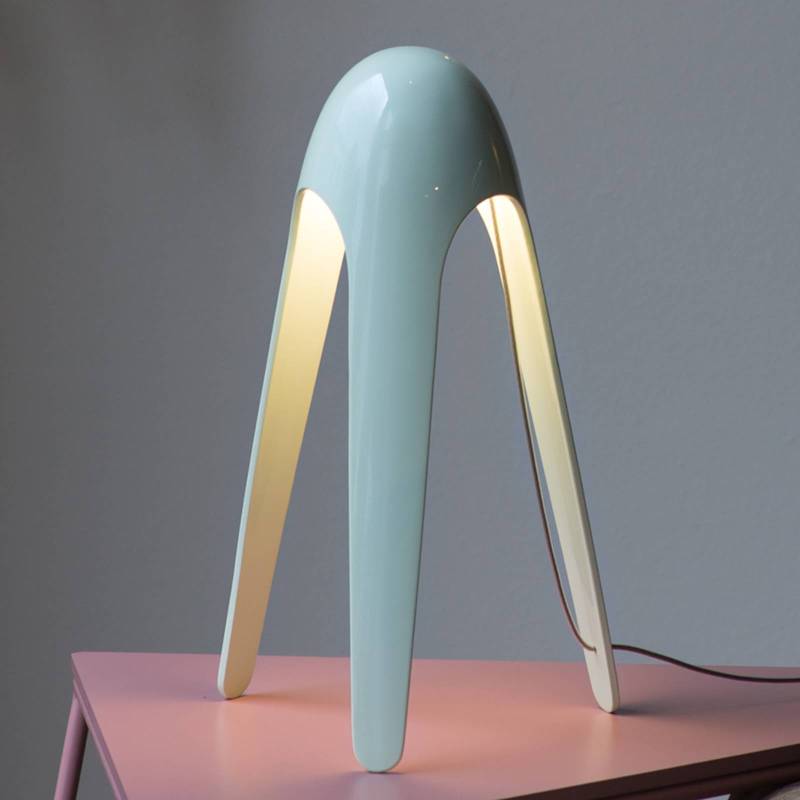 Martinelli Luce Cyborg LED-Tischleuchte, blau von Martinelli Luce