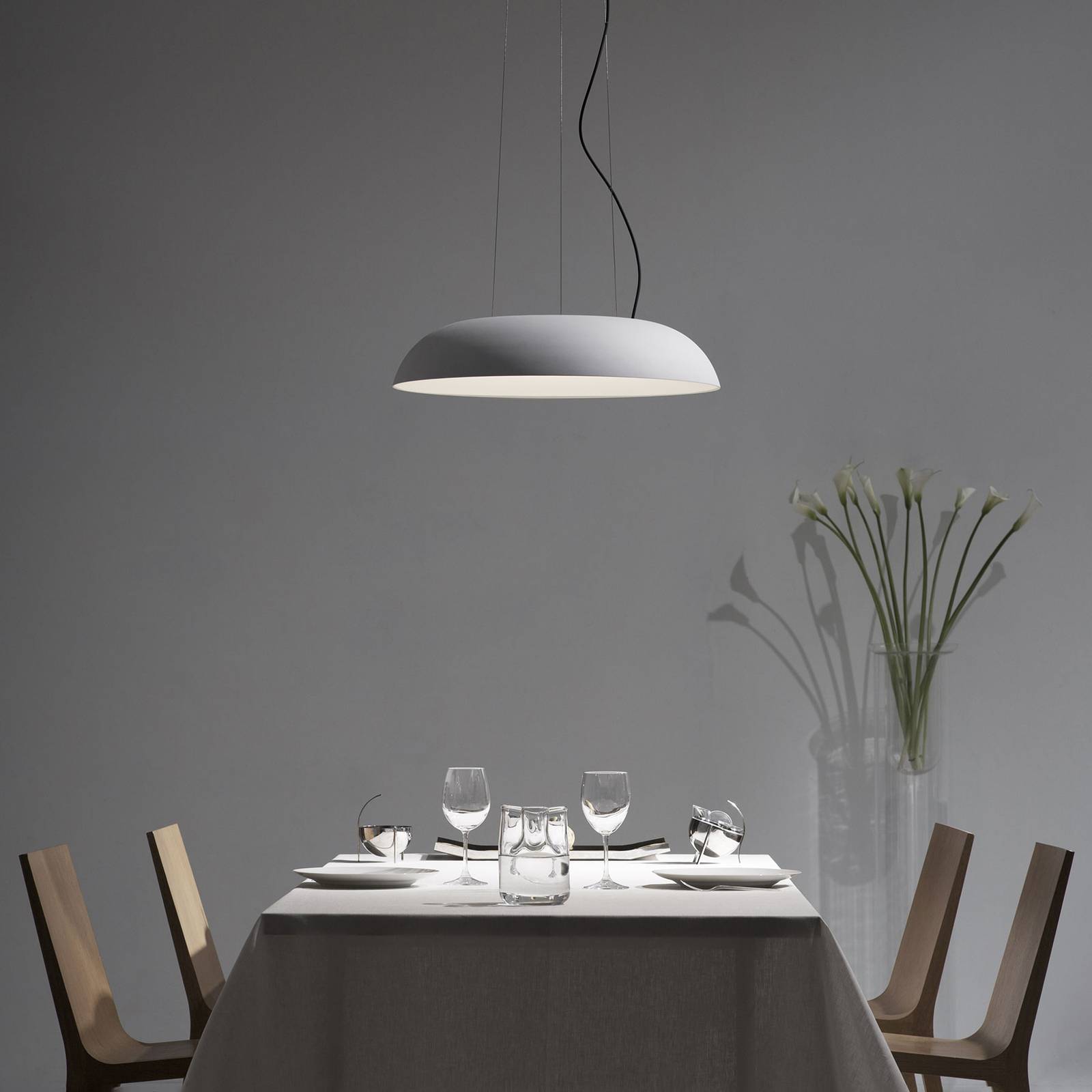 Martinelli Luce Maggiolone Pendel 930 60cm weiß von Martinelli Luce