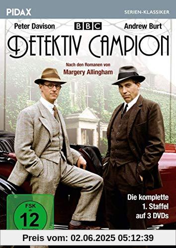 Detektiv Campion, Staffel 1 (Albert Camion) / Die komplette 1. Staffel der beliebten Krimiserie nach Romanen von Margery Allingham (Pidax Serien-Klassiker) [3 DVDs] von Martyn Friend