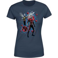 Ant-Man And The Wasp Particle Pose Damen T-Shirt - Navy Blau - L von Marvel