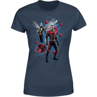 Ant-Man And The Wasp Particle Pose Damen T-Shirt - Navy Blau - XXL von Marvel